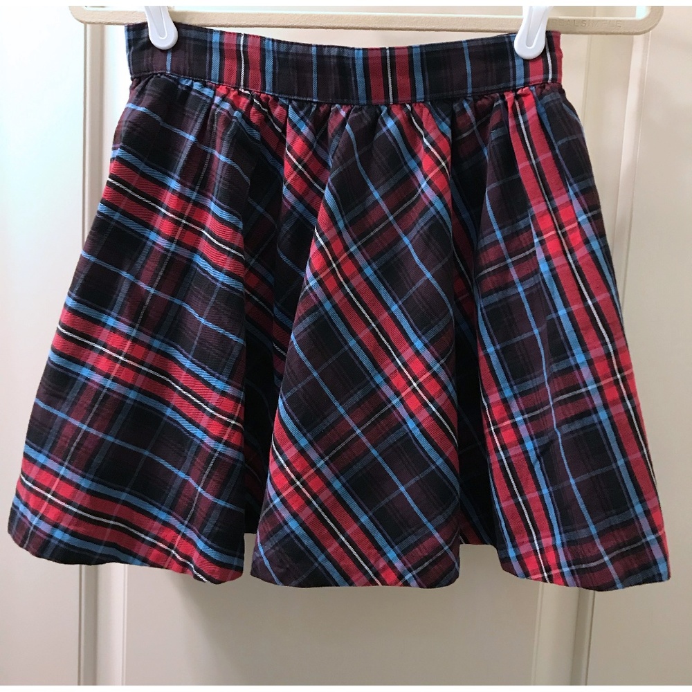 H&M Divided Plaid Skater Skirt 6
